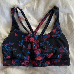 Lulu criss cross sports bra